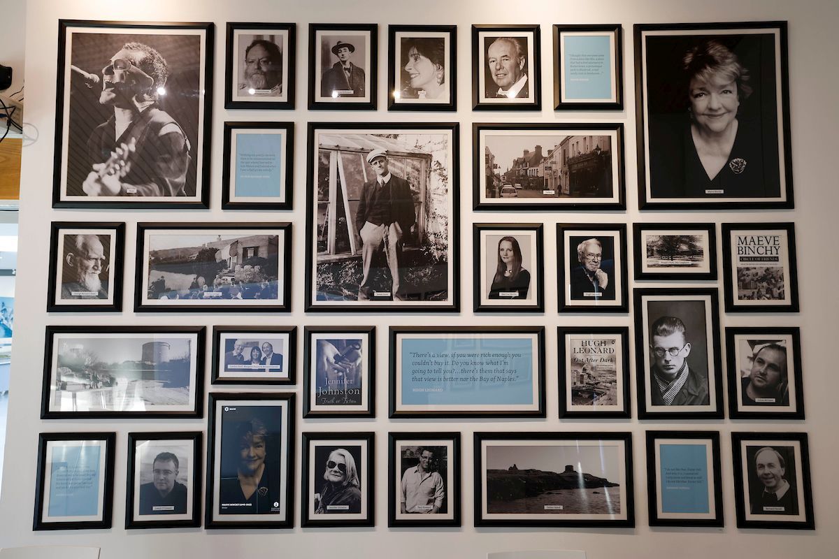Writers Gallery pictures including Maeve Binchy at Dalkey Castle & Heritage Centre, Dalkey, Dublin, Ireland