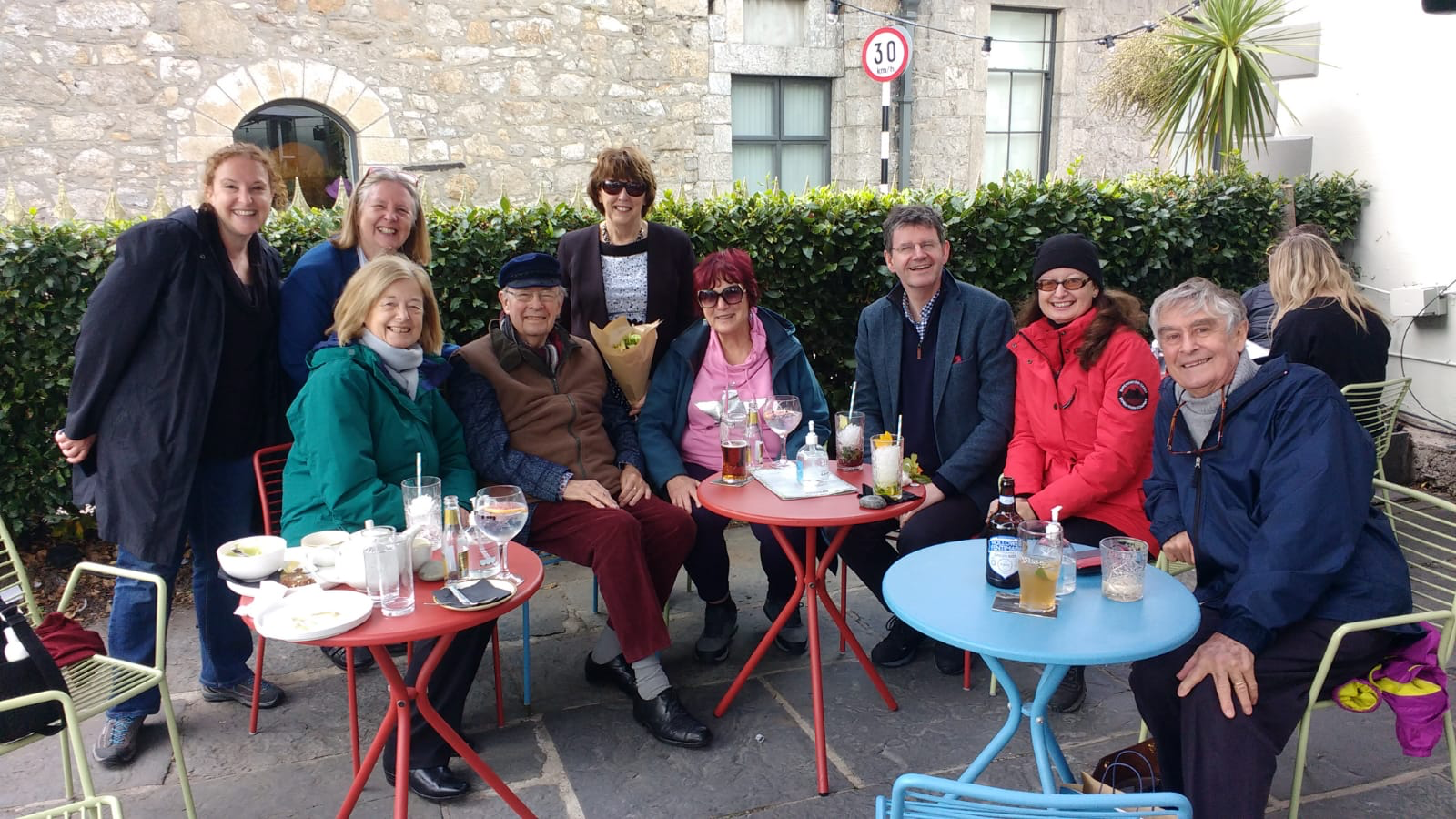Maeve Binchy Guided Walk Group Echoes Festival, Dalkey Castle, Dublin, Ireland