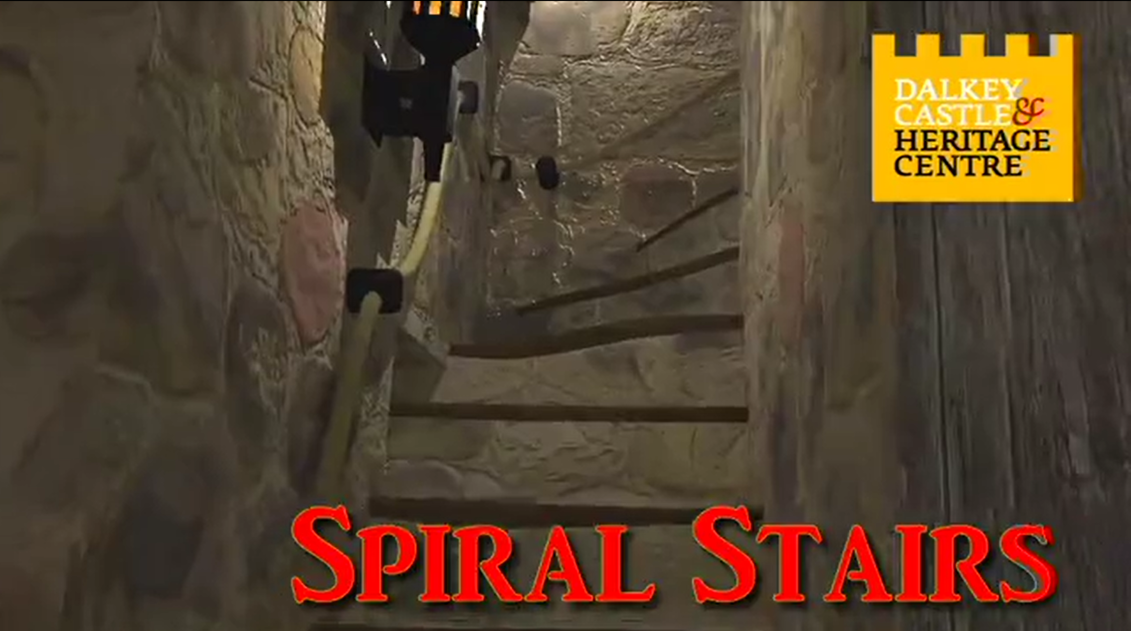 Spiral Stairs in 14th Century Dalkey Castle