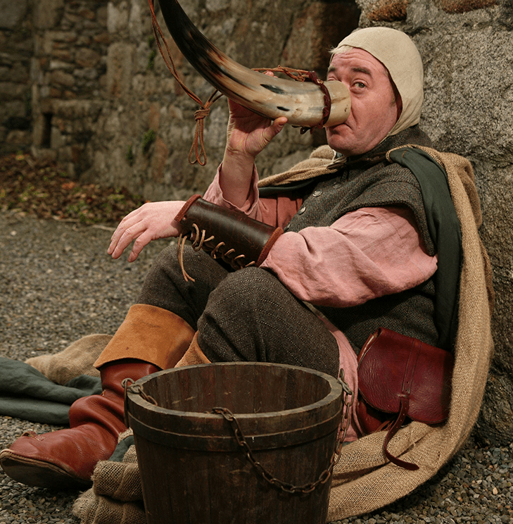 Actor on Living History Tour, Dalkey Castle, Dublin, Ireland