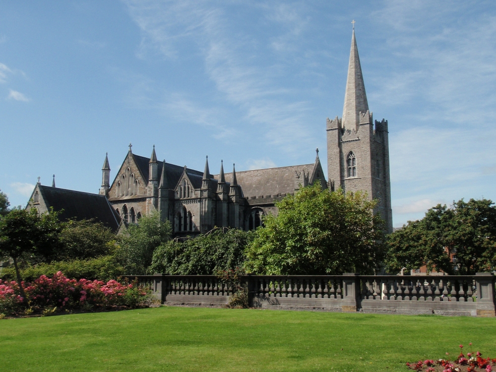St. Patrick's Cathedral. Top tourist attraction in Dublin alongside Dalkey Castle