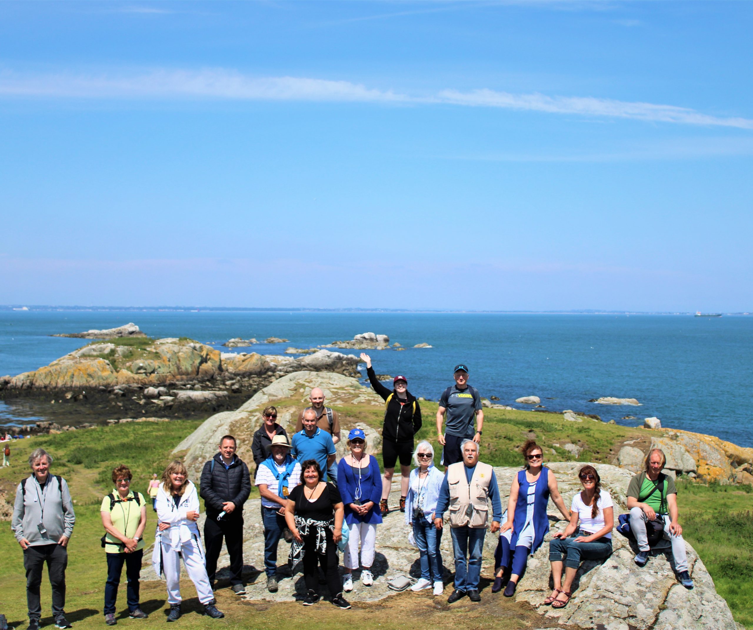 The Group on Dalkey Island