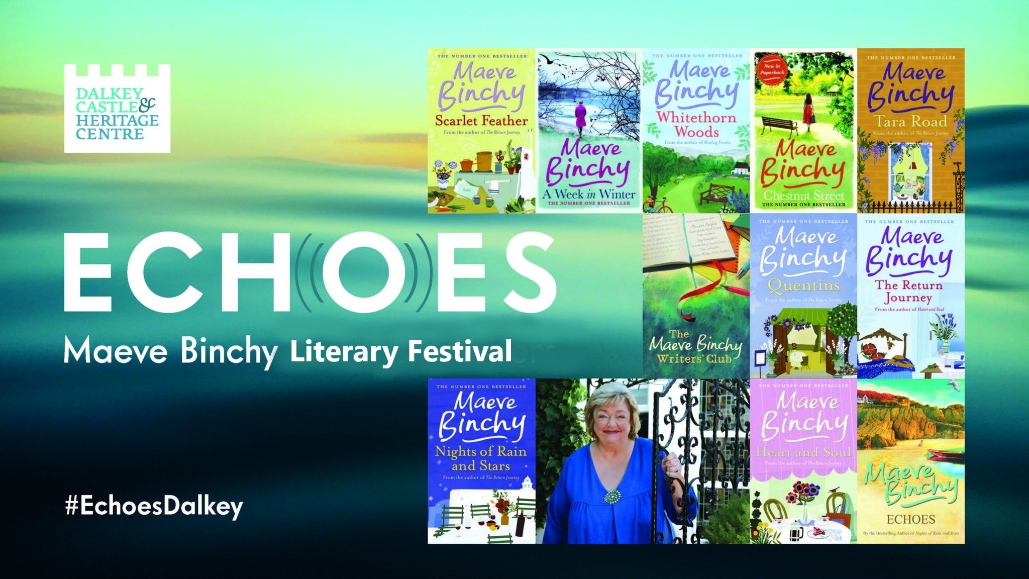 Echoes Festival, Maeve Binchy and other Irish Writers, Dalkey Castle, Dalkey, Dublin. Ireland